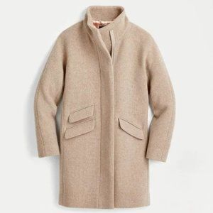 J.Crew Cocoon Coat Wool in Sandstone